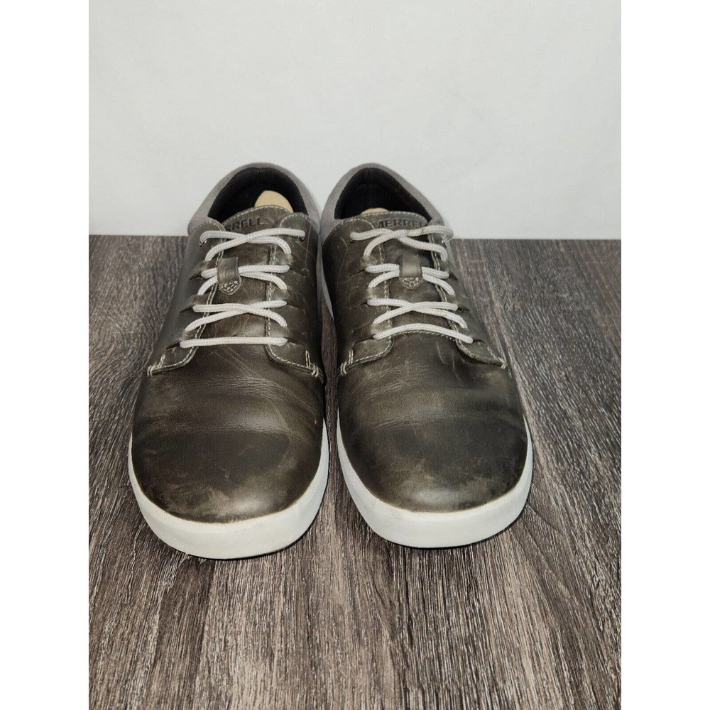 Merrell Freewheel 2 Charcoal Gray Leather Sneakers Shoes Men's Size 10.5 US